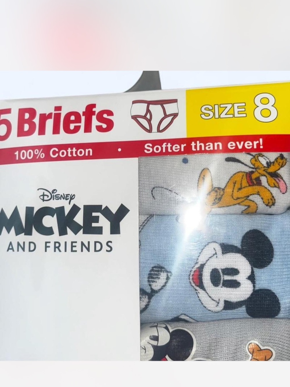 Disney Mickey Mouse and Friends 5 pack underwear Size 8 !! - Picture 3 of 7